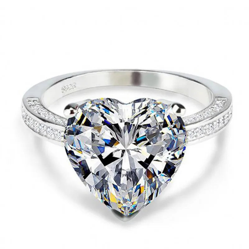 Multi-Shape CZ Solitaire Ring – 925 Sterling Silver | Engagement & Wedding Band