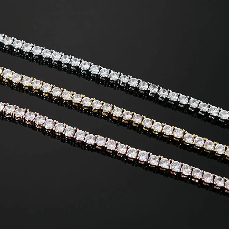 Moissanite Tennis Bracelet – GRA Certified S925 Silver Sparkling Bangle