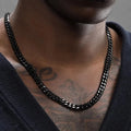 Stainless Steel Cuban Link Chain Necklace — 3/5/7mm Hip-Hop Style