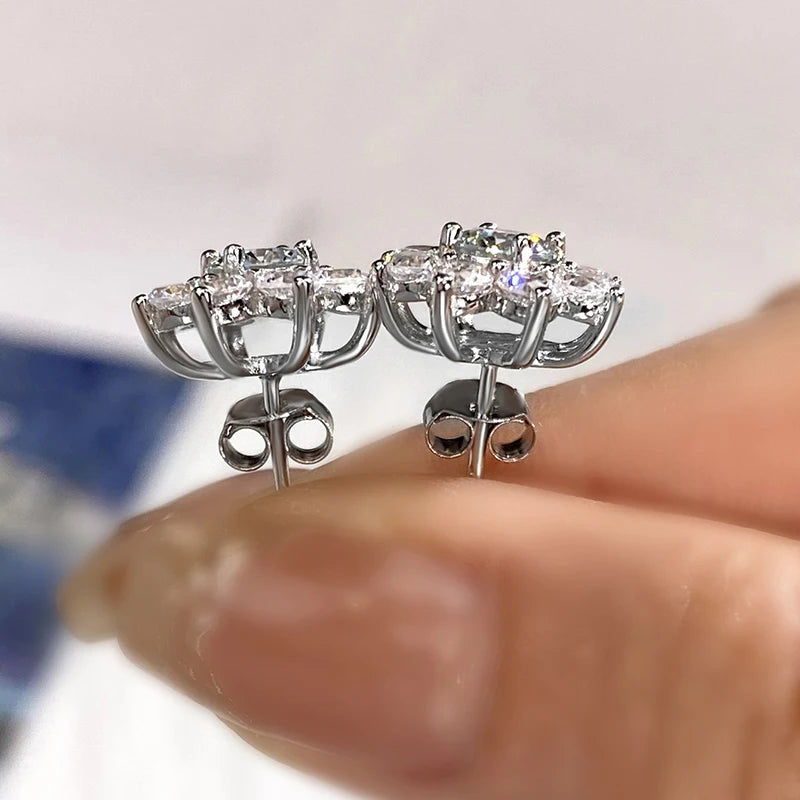 Crystal Bloom Studs