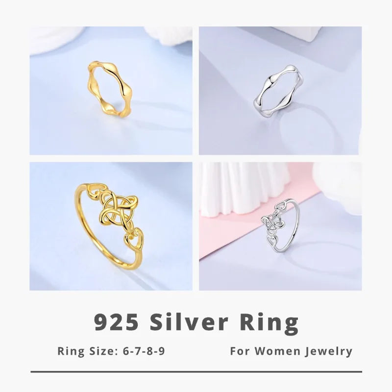 Clover Heart Ring — 925 Sterling Silver