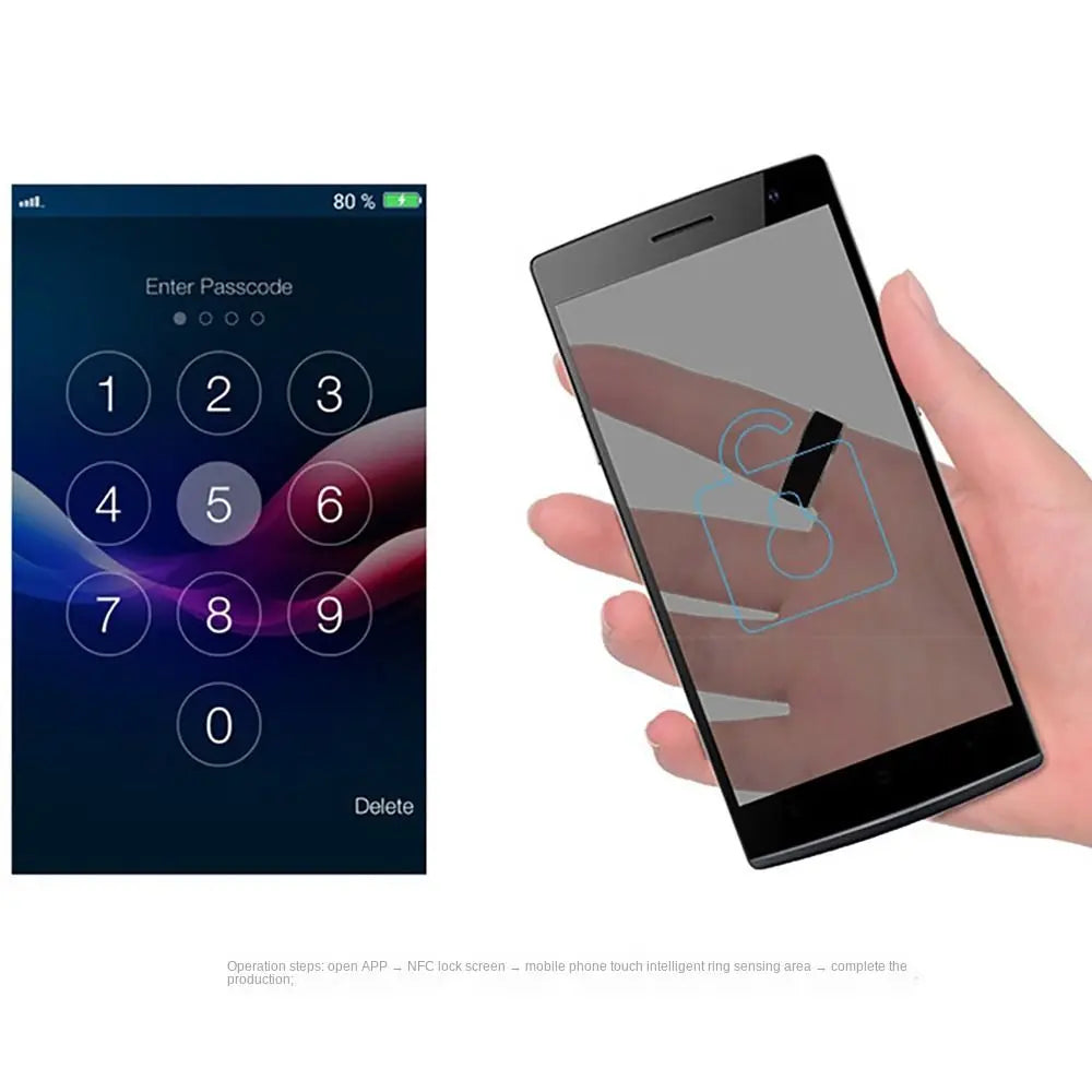 NFC Smart Ring — Stainless Steel