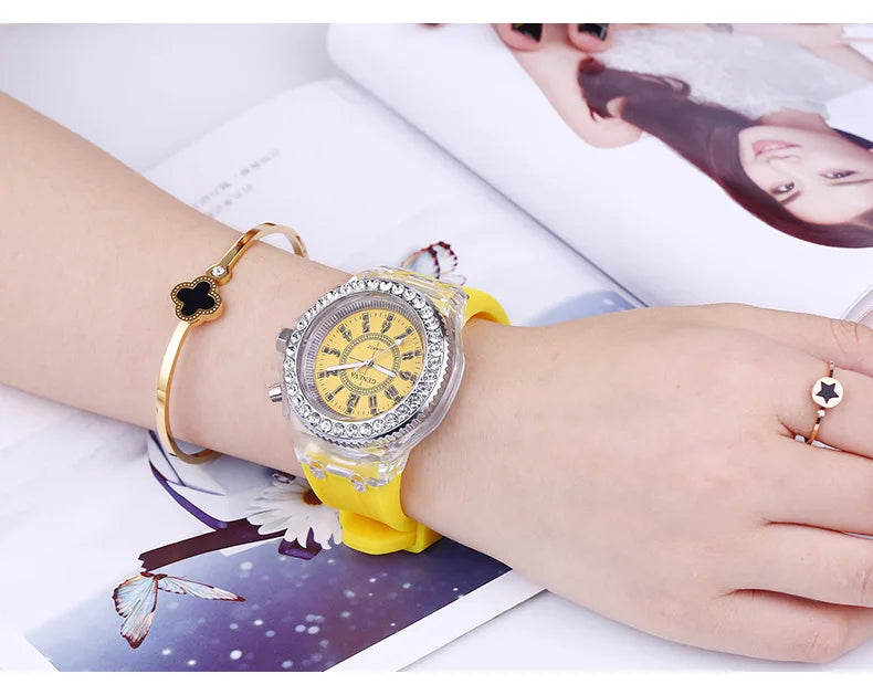 Crystal LED Watch