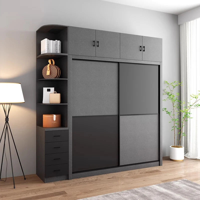 Premium Luxury Bedroom Set – King-Size Bed, Large Wardrobe & Storage | High-End European Design