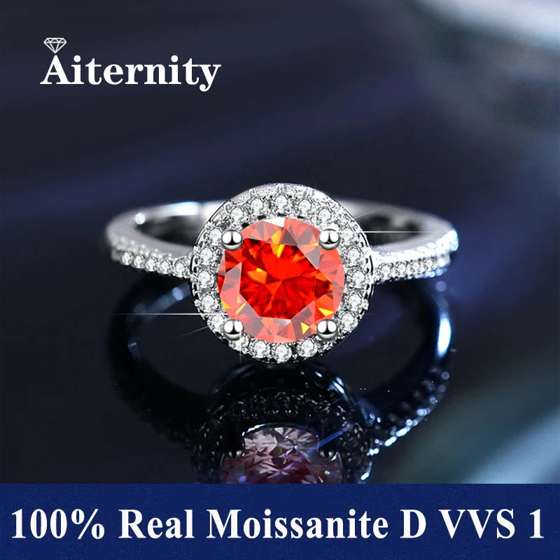 Royal Moissanite Rose Ring – Eternal Bloom in Silver