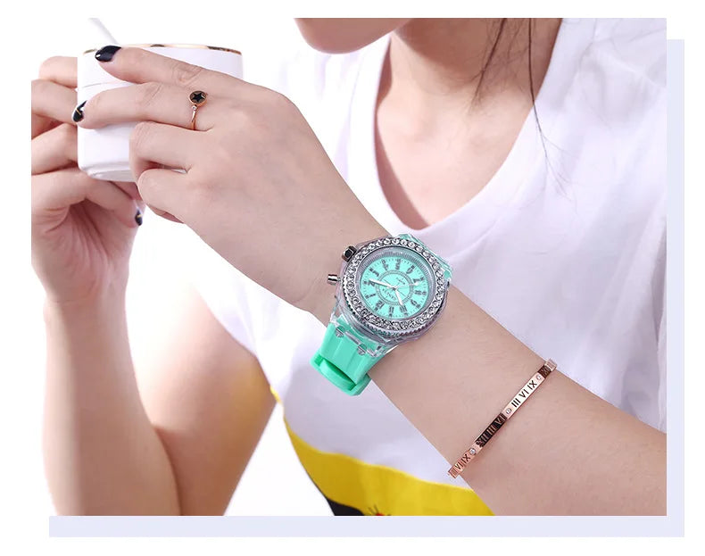 Crystal LED Watch