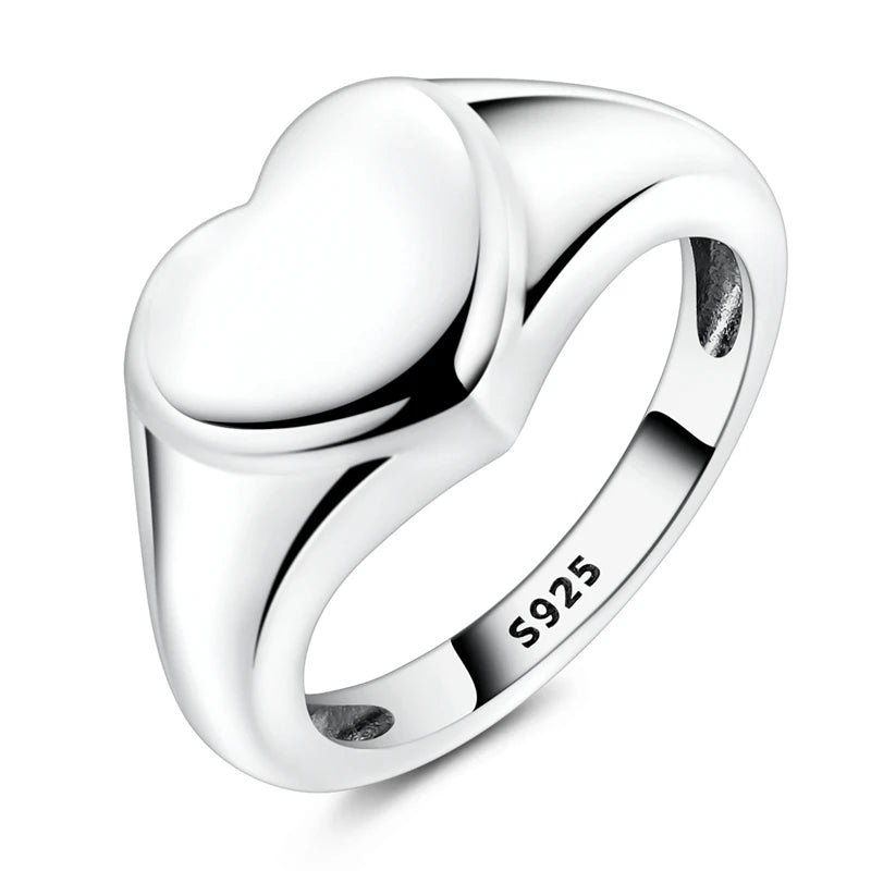 Clover Heart Ring — 925 Sterling Silver