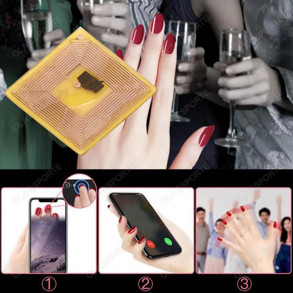 NFC Smart Nail Chip