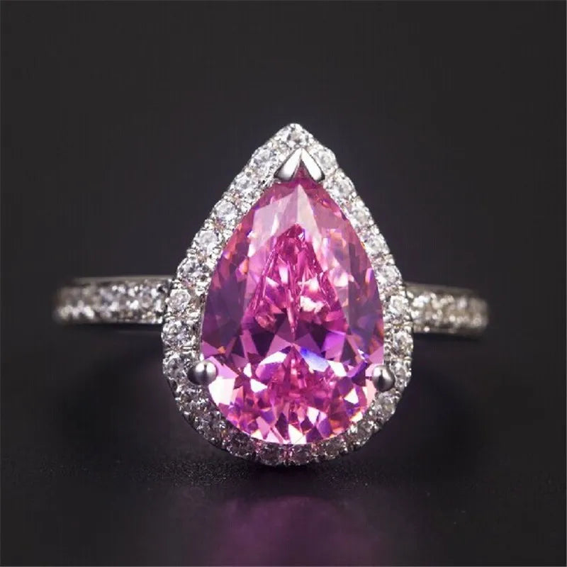 Multi-Shape CZ Solitaire Ring – 925 Sterling Silver | Engagement & Wedding Band
