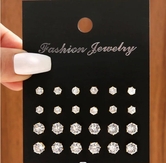 Pearl & Zircon Jewelry Collection – 104-Piece Set