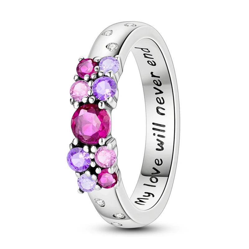 Clover Heart Ring — 925 Sterling Silver