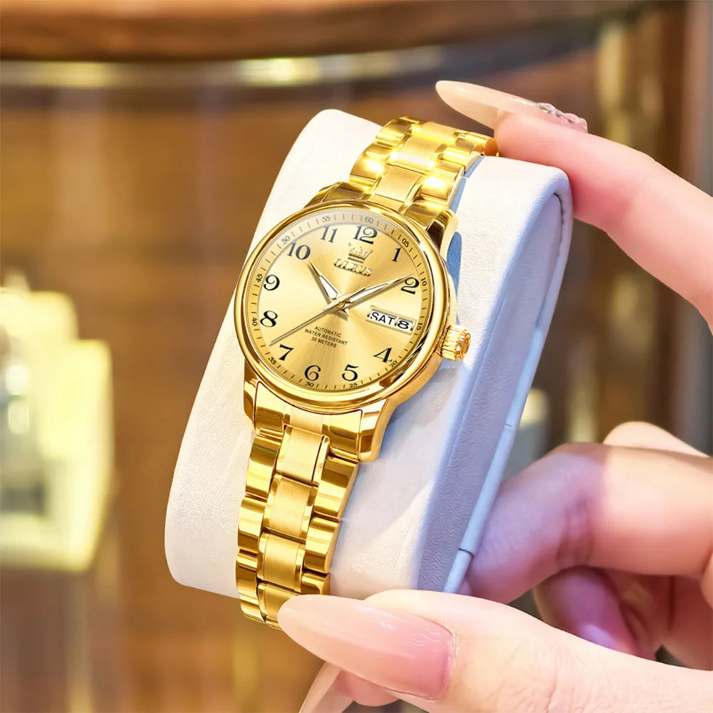 OLEVS Steel Automatic Watch