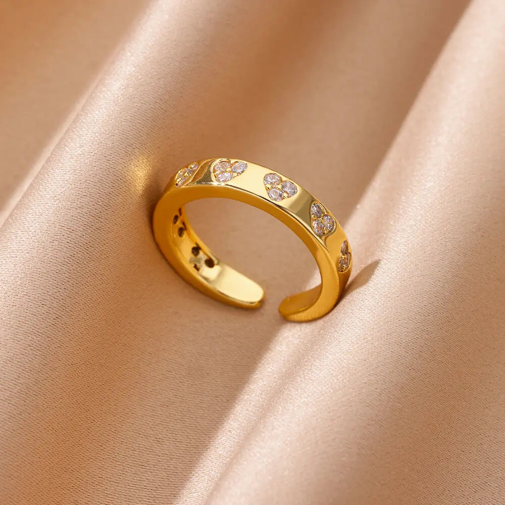 Halo Heart Ring