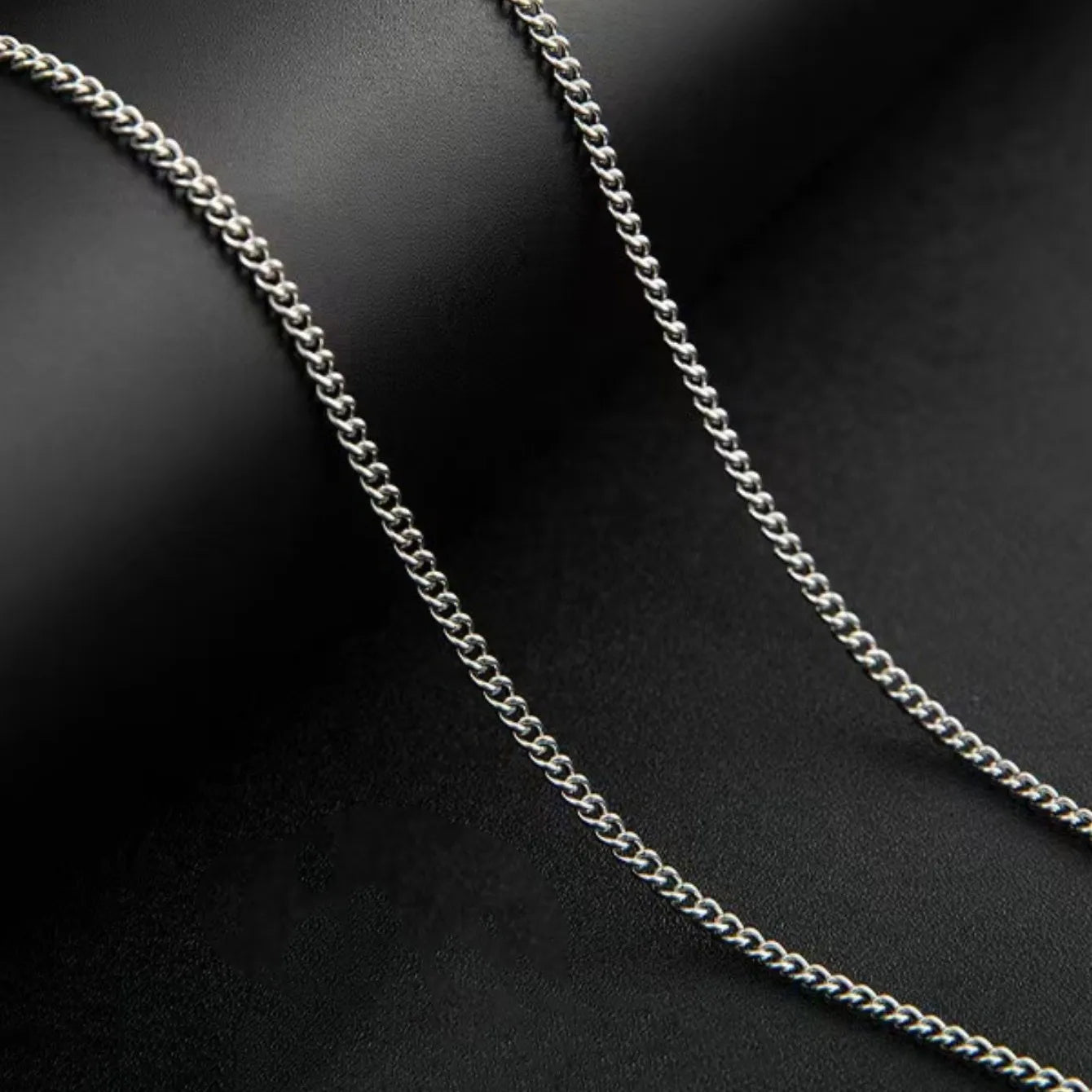 Men’s Cuban Chain Necklace – 3mm Stainless Steel Fashion Jewelry