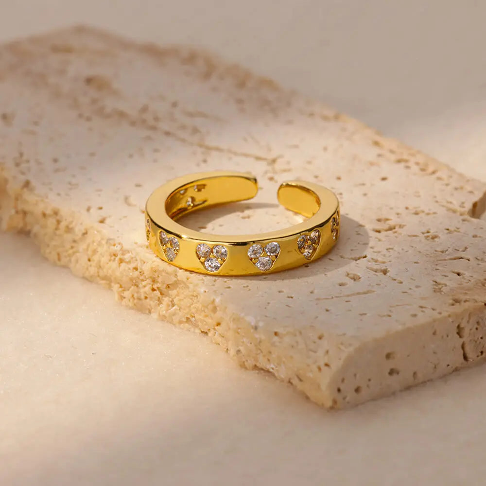 Halo Heart Ring