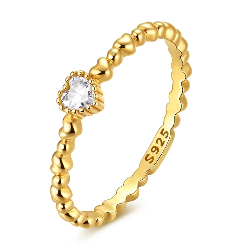 Clover Heart Ring — 925 Sterling Silver