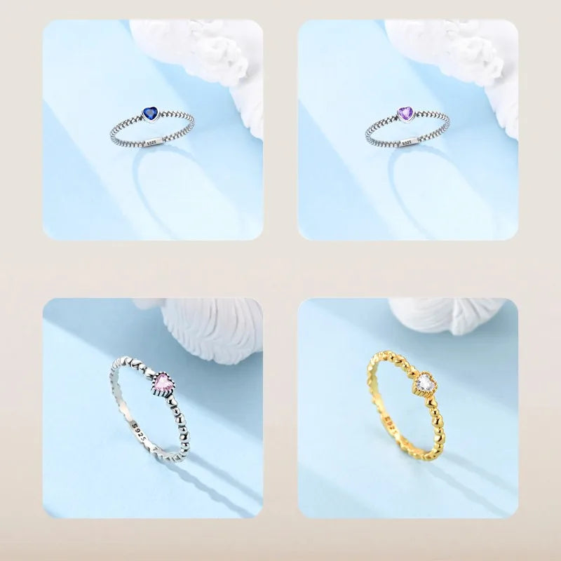 Clover Heart Ring — 925 Sterling Silver