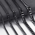 Men's Hip Hop Cuban Link Chain Necklace — 3/5/7/9mm Stainless Steel