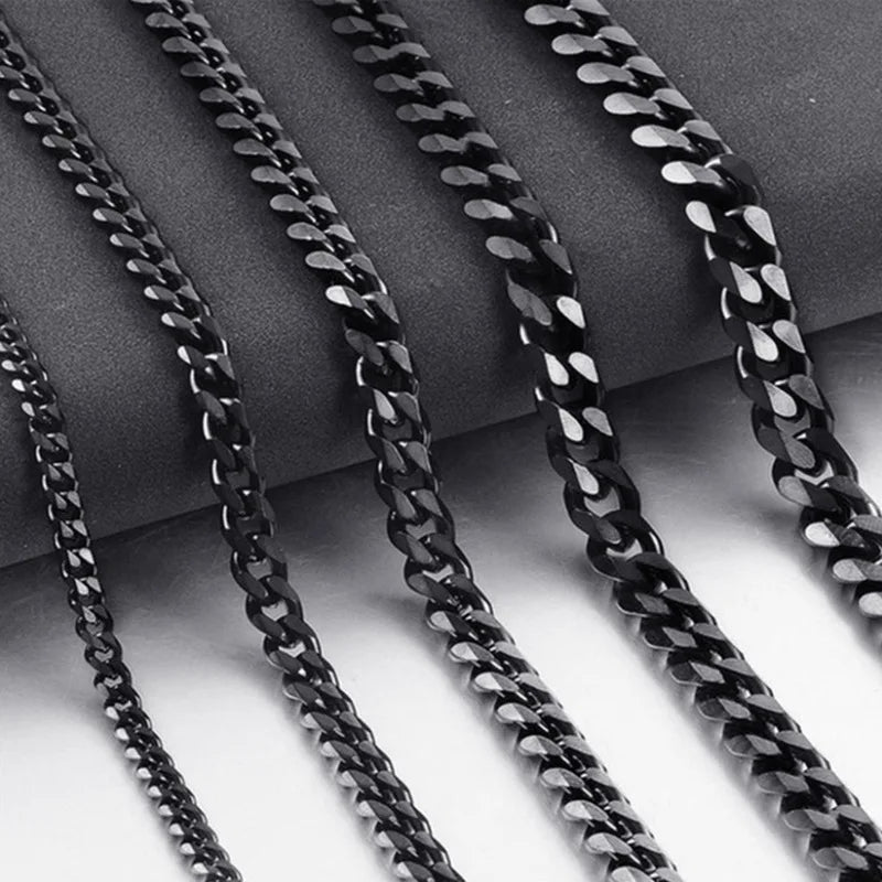Men's Hip Hop Cuban Link Chain Necklace — 3/5/7/9mm Stainless Steel