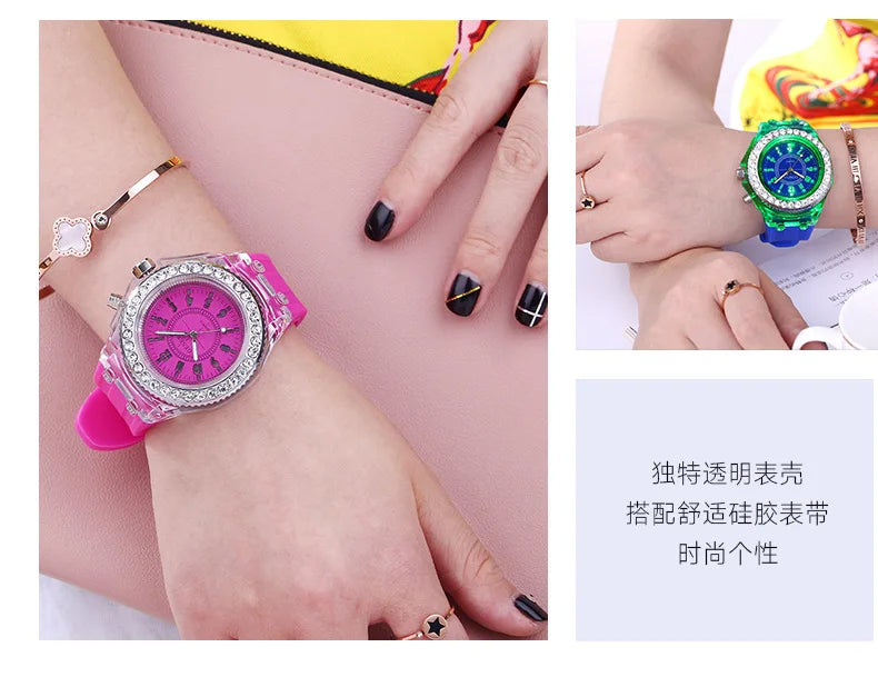 Crystal LED Watch