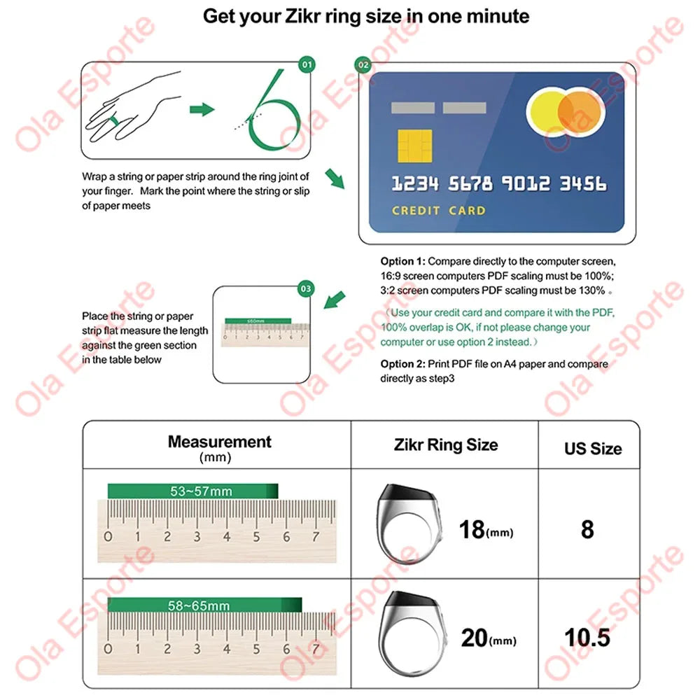 Smart Tasbih Ring