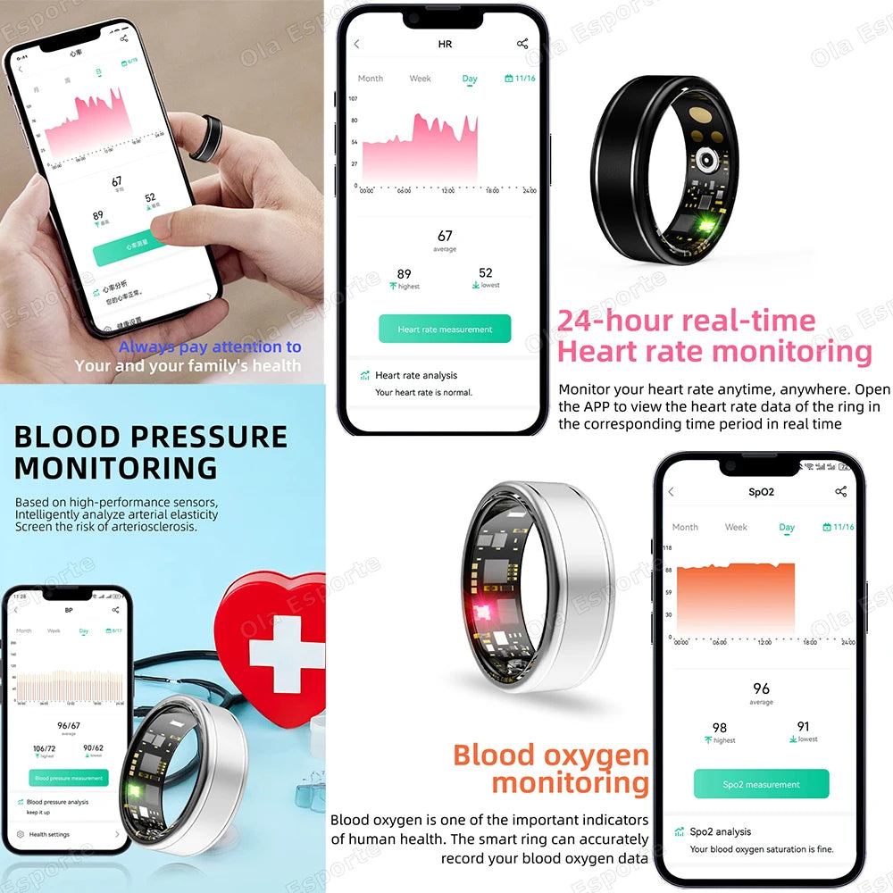 Health Monitor Smart Ring