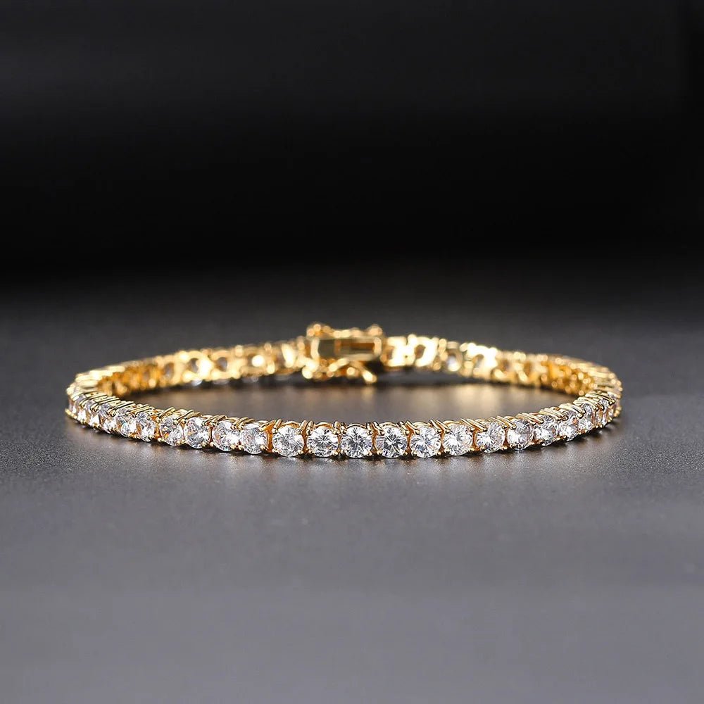 Moissanite Tennis Bracelet – GRA Certified S925 Silver Sparkling Bangle
