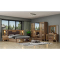 Luxury Bedroom Furniture Set – Bed, Wardrobe, Nightstands & Dressing Table