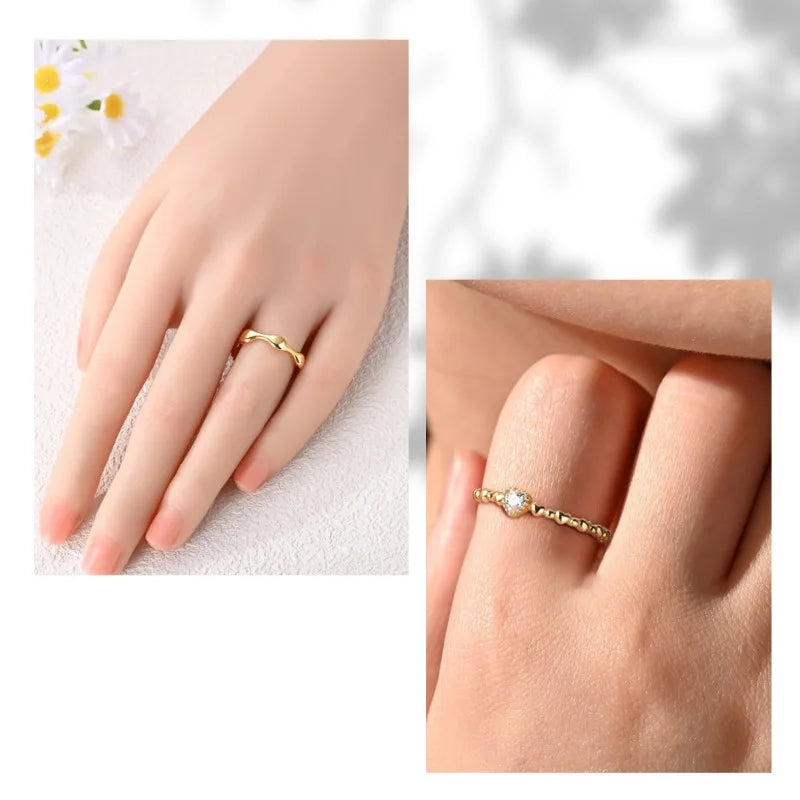 Clover Heart Ring — 925 Sterling Silver