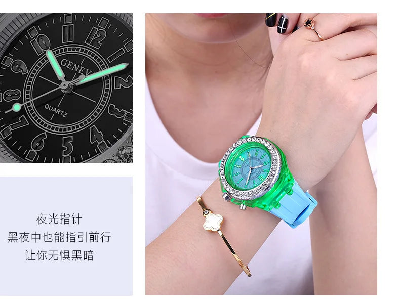 Crystal LED Watch