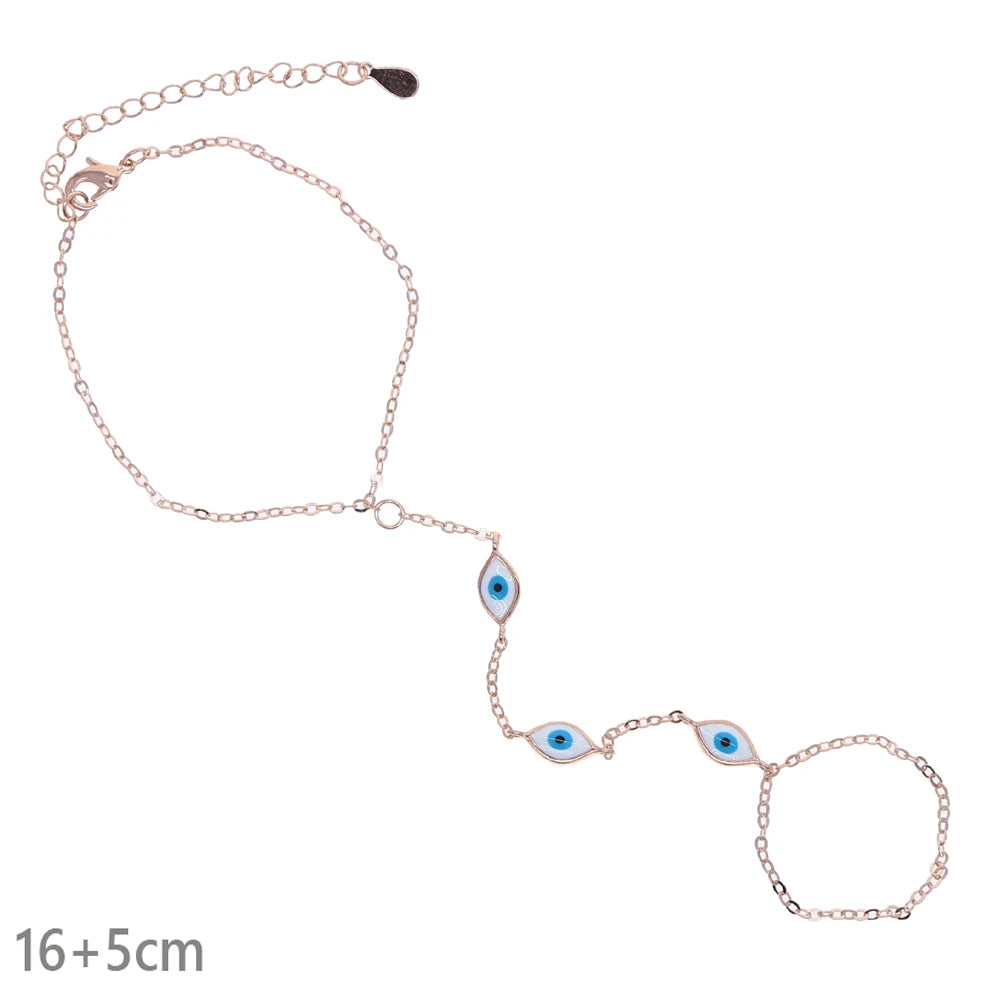 Double Chain CZ Bracelet for Women