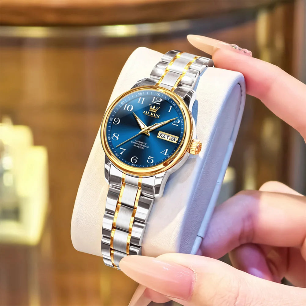 OLEVS Steel Automatic Watch