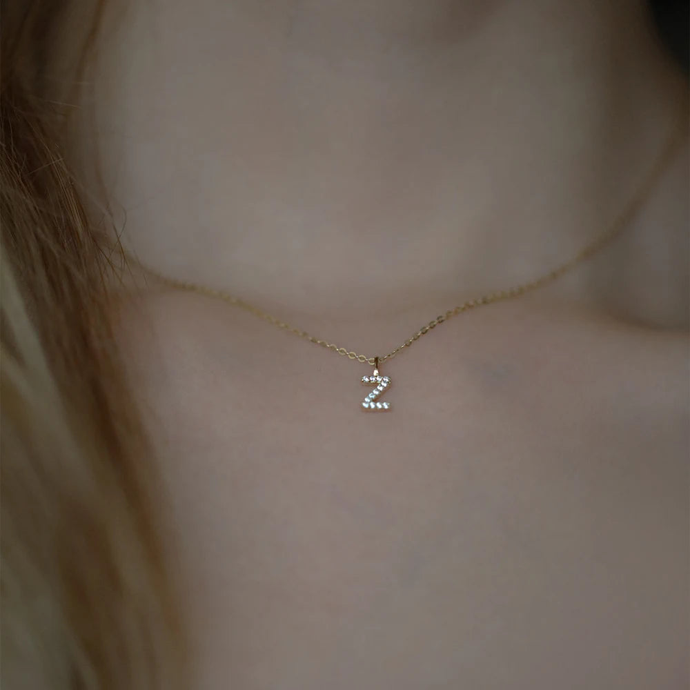 Luna Letter Necklace