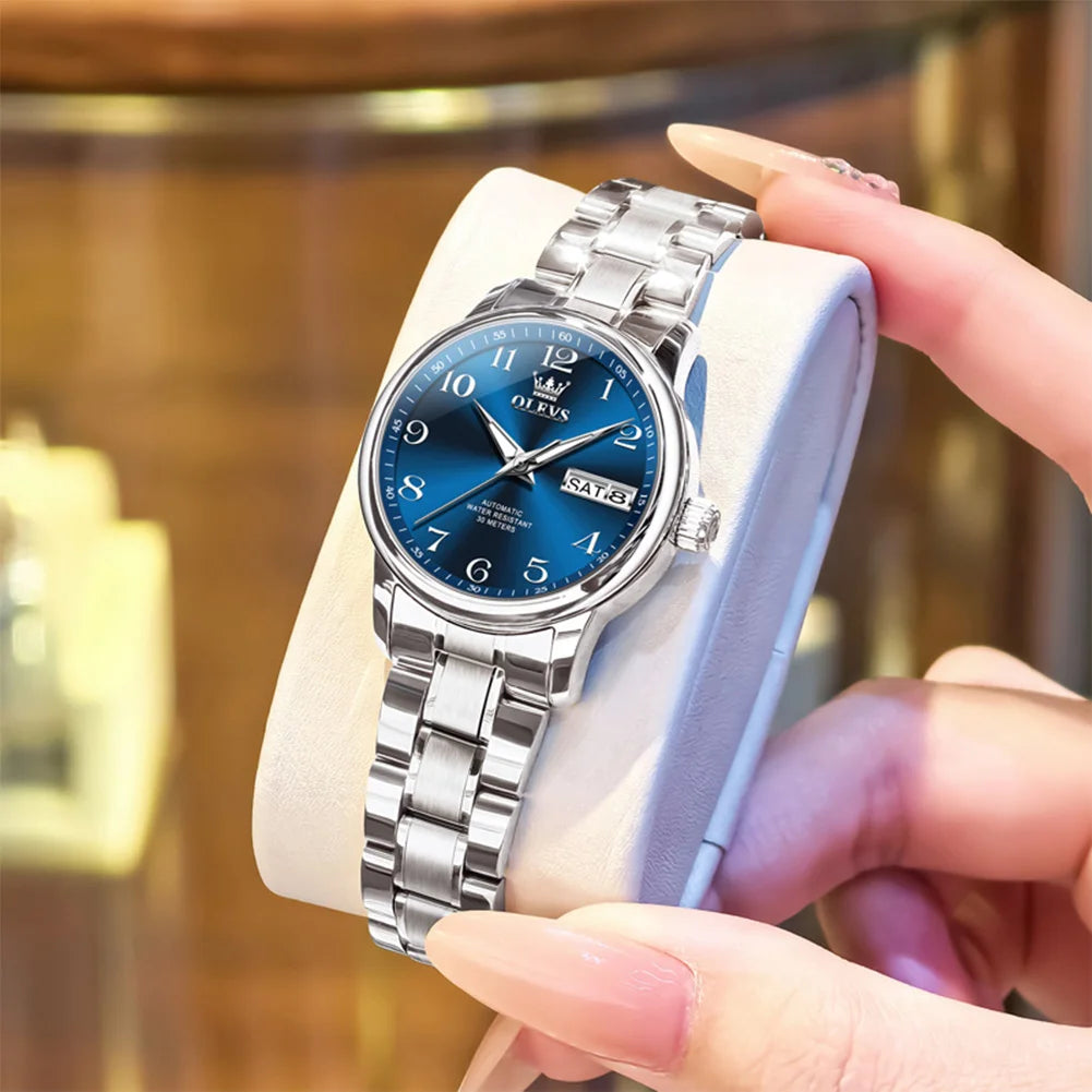 OLEVS Steel Automatic Watch