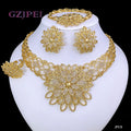 Dubai Luxury Jewelry Set – 18K Gold, 4 Pieces