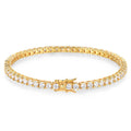 D VVS1 Moissanite Tennis Bracelet – GRA Certified 925 Silver Single Row Classic