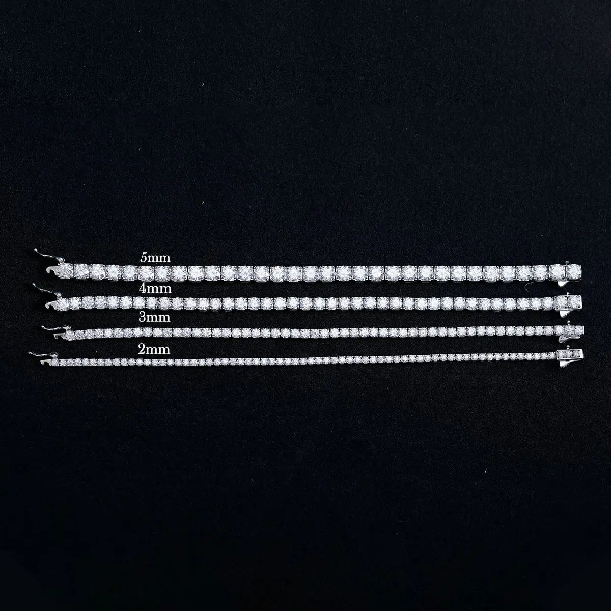 Moissanite Tennis Bracelet – GRA Certified S925 Silver Sparkling Bangle