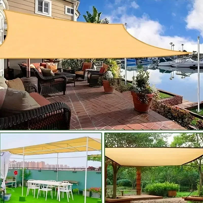 Outdoor Shade Sail Net – HDPE Sun Shade Cloth | Heat Insulation for Garden & Patio