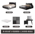 Premium Luxury Bedroom Set – King-Size Bed, Large Wardrobe & Storage | High-End European Design