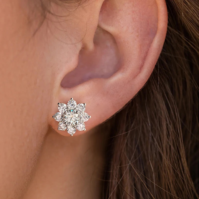 Crystal Bloom Studs