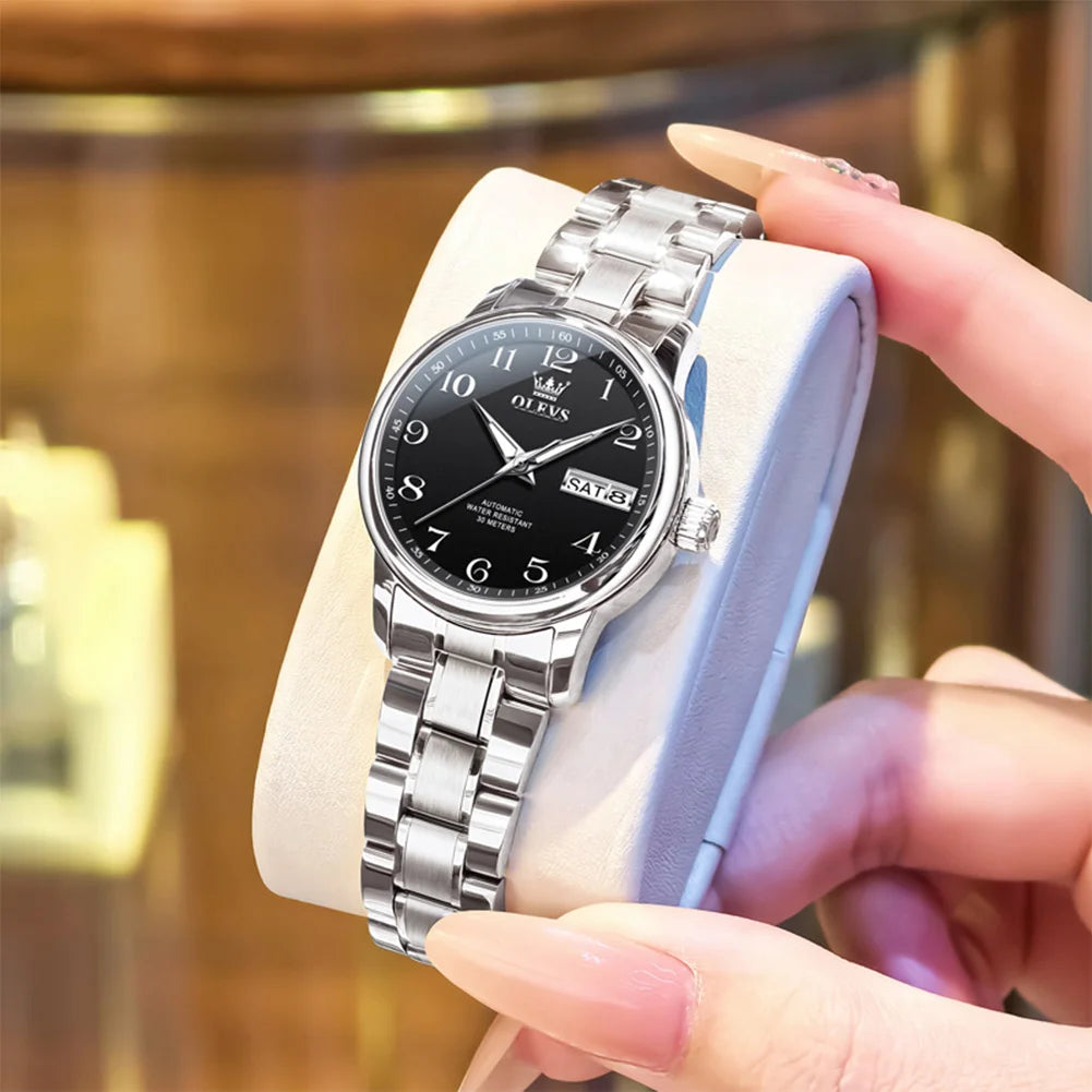 OLEVS Steel Automatic Watch