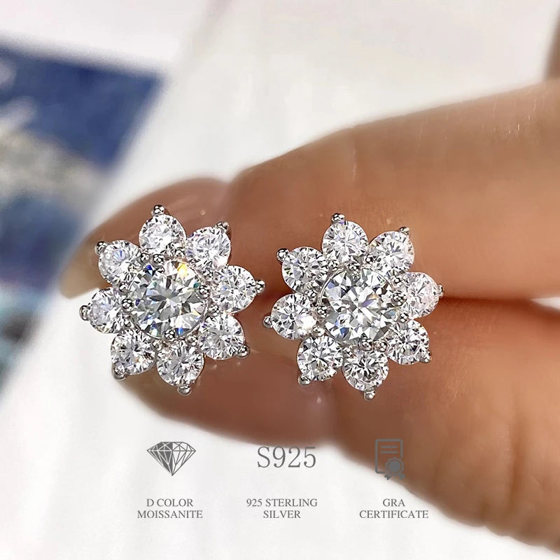 Crystal Bloom Studs