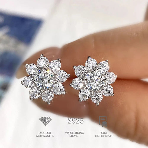 Crystal Bloom Studs