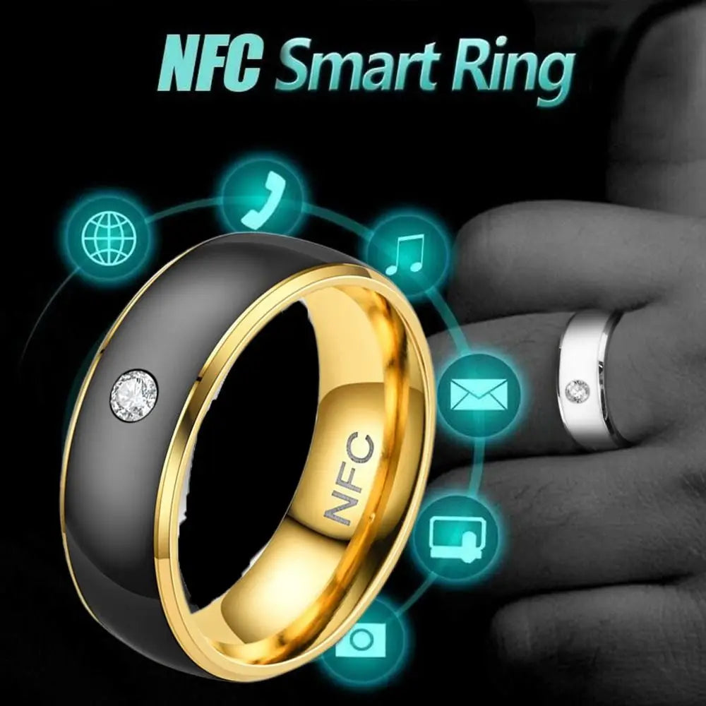 NFC Smart Ring — Stainless Steel