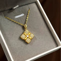 Golden Clover Necklace