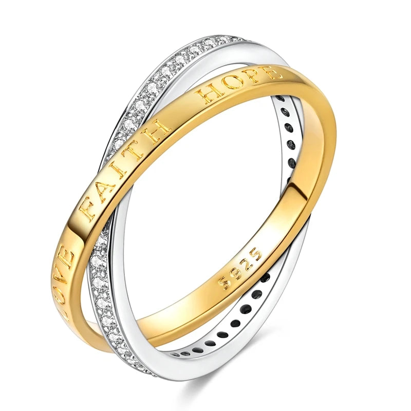 Clover Heart Ring — 925 Sterling Silver